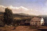 Frederic Edwin Church View in Pittsford, Vt. oil painting on canvas